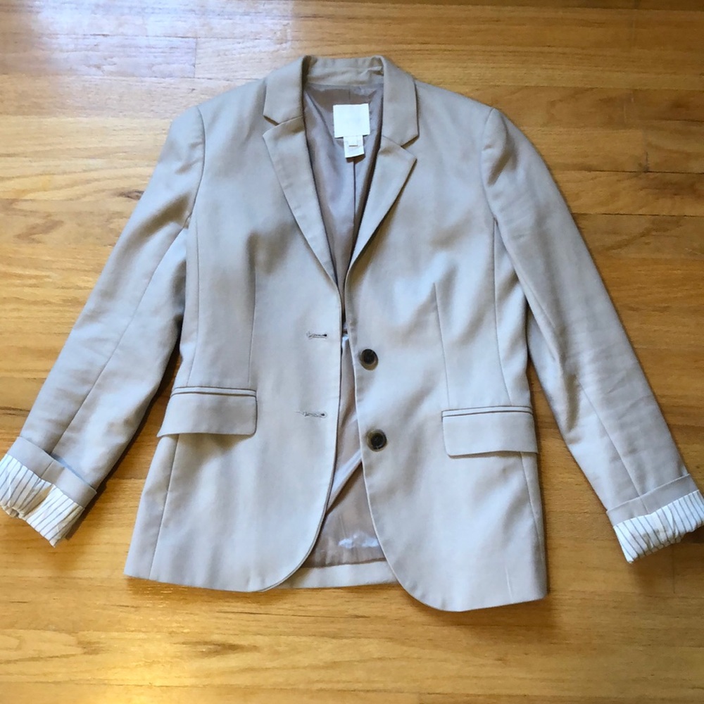 JCrew khaki blazer